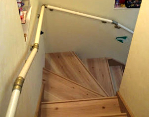 階段手すり設置