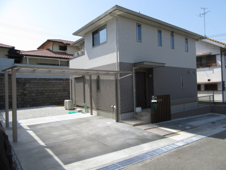 実例紹介 カーポート工事 施工事例 河内長野市 T様邸