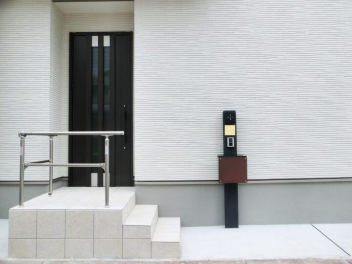   【新築外構工事】玄関アプローチ・カーポート外構工事　大阪府摂津市　O様