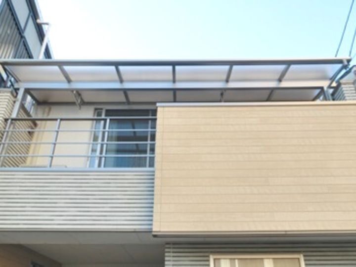 大阪市住之江区 O様邸 ベランダテラス屋根設置リフォーム工事