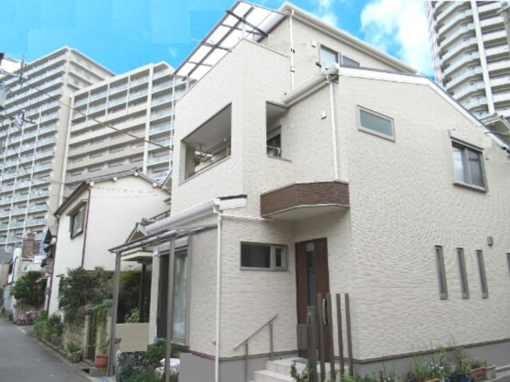 【新築外構工事】外構工事・バルコニー(テラス)屋根設置工事 大阪市都島区 F様邸