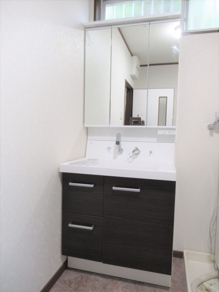   【水まわりフォーム】洗面化粧台リフォーム　堺市中区　N様