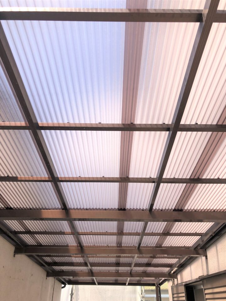   【外装リフォーム】ガレージ屋根修繕リフォーム　和泉市　K様邸