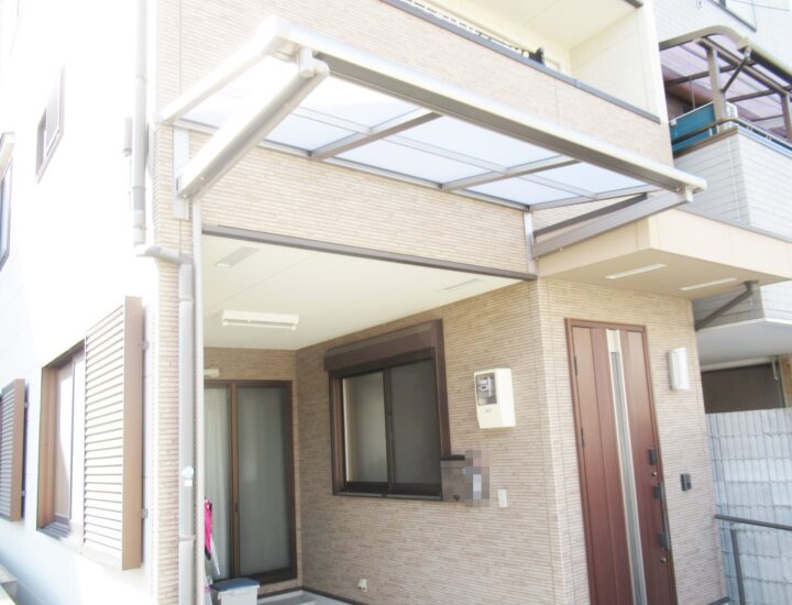   【外装リフォーム】ガレージ屋根設置リフォーム　高槻市　M様