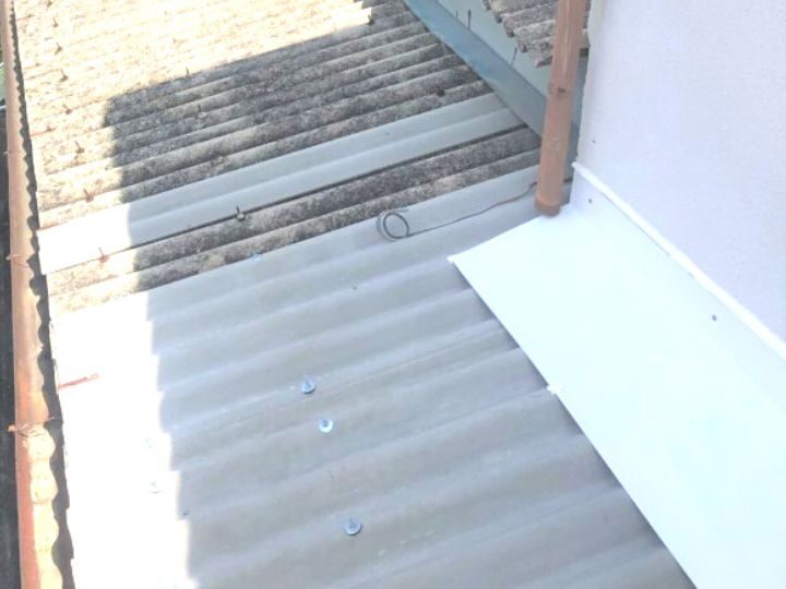 【倉庫リフォーム】スレート屋根修繕リフォーム　和泉市　K様