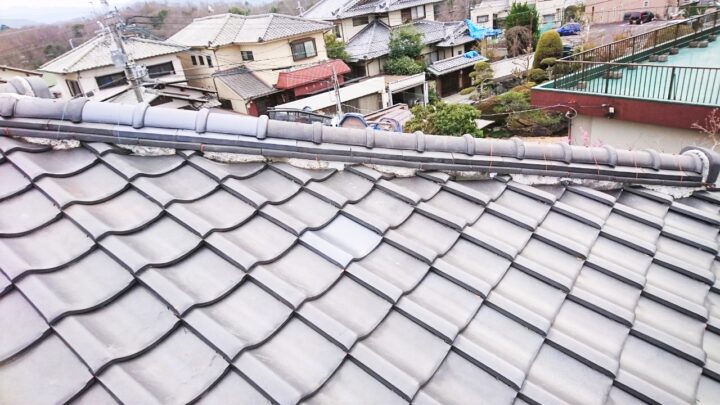   【台風被害復旧工事】屋根瓦修復リフォーム　富田林市　K様邸