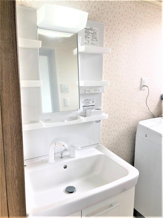   【戸建てリフォーム】洗面化粧台・洗面室リフォーム　貝塚市　S様邸