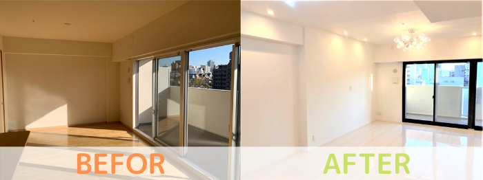 リビングのリフォーム工事
