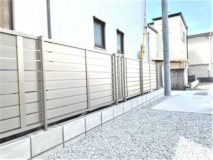 【外構工事】境界ブロックフェンス・外部水栓設置工事 奈良県香芝市 O様