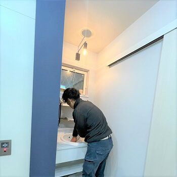 阿倍野区I様邸　間取り変更リフォーム 自宅サロン