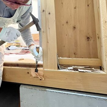 阿倍野区I様邸　間取り変更リフォーム 自宅サロン