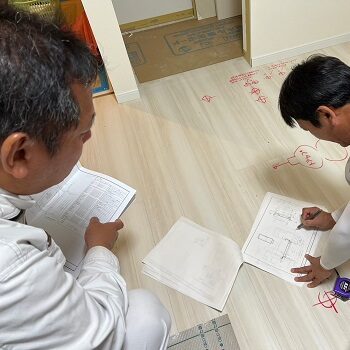 阿倍野区I様邸　間取り変更リフォーム 自宅サロン