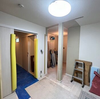 阿倍野区I様邸　間取り変更リフォーム 自宅サロン