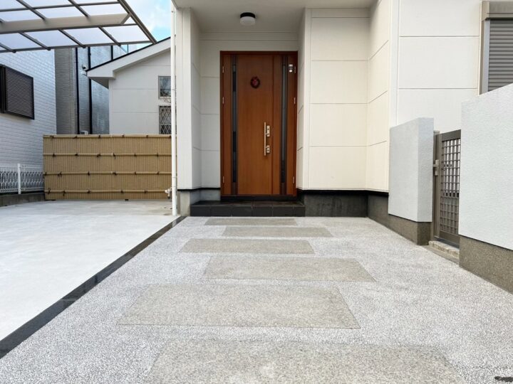 【戸建てリフォーム】玄関アプローチ 外構リフォーム 和泉市 N様邸
