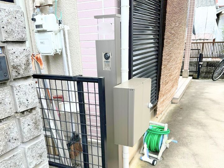   【戸建てリフォーム】外構リフォーム　古くなった門扉とポストを一新｜ポスト・表札リフォーム　堺市中区　H様